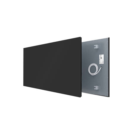 Ecaros Infrarood verwarmingspaneel zwart glas krijtbord 600 x 1200 x 20 mm 800 Watt