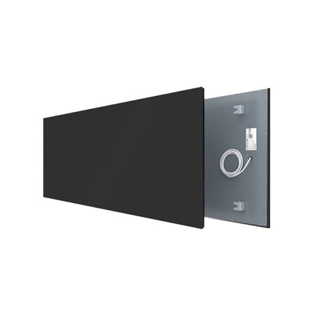 Ecaros Infrarood verwarmingspaneel zwart glas krijtbord 600 x 1500 x 20 mm 1000 Watt